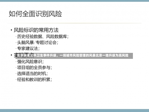 北京突发公共卫生事件升级，一场城市风险管理的风暴北京一地升级为高风险-第2张图片