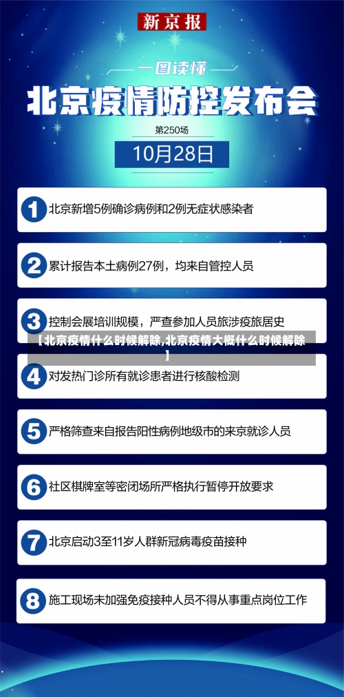 【北京疫情什么时候解除,北京疫情大概什么时候解除】-第1张图片