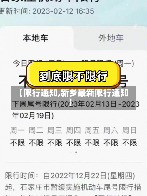 【限行通知,新乡最新限行通知】-第3张图片