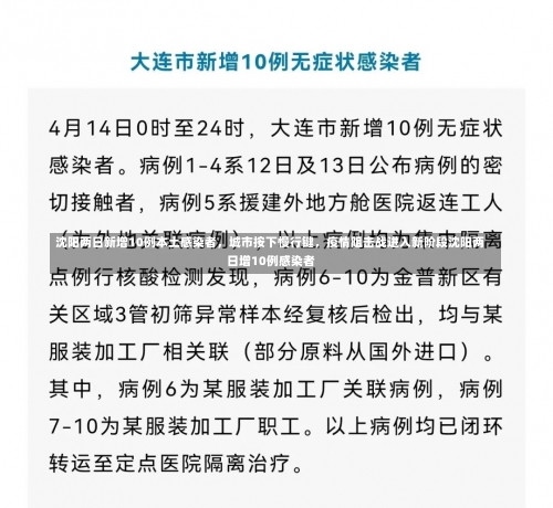 沈阳两日新增10例本土感染者	，城市按下慢行键，疫情阻击战进入新阶段沈阳两日增10例感染者-第1张图片