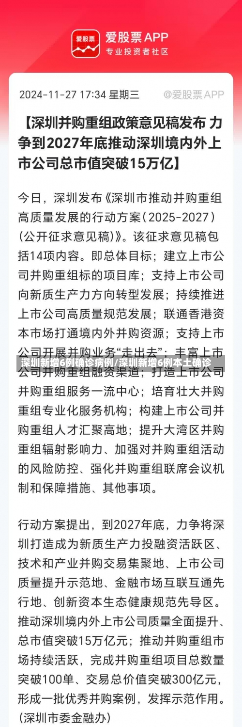 深圳新增6例确诊病例/深圳新增6例本土确诊-第1张图片