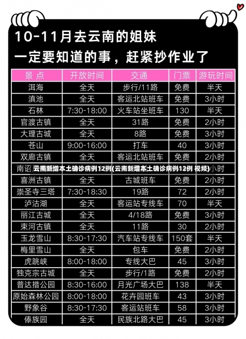 云南新增本土确诊病例12例(云南新增本土确诊病例12例 视频)-第1张图片
