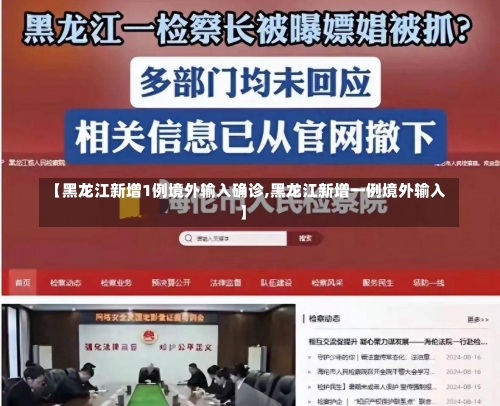 【黑龙江新增1例境外输入确诊,黑龙江新增一例境外输入】-第1张图片