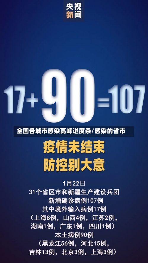全国各城市感染高峰进度条/感染的省市-第1张图片