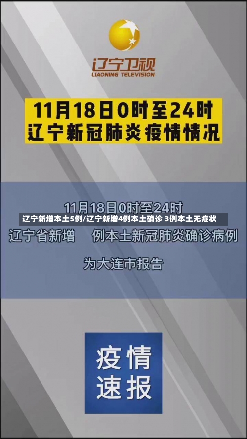 辽宁新增本土5例/辽宁新增4例本土确诊 3例本土无症状-第1张图片