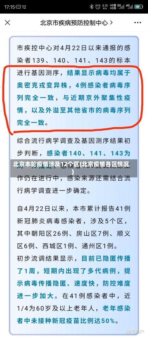 北京本轮疫情涉及12个区(北京疫情各区情况)-第2张图片