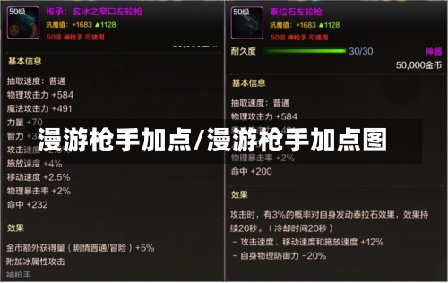 漫游枪手加点/漫游枪手加点图-第1张图片