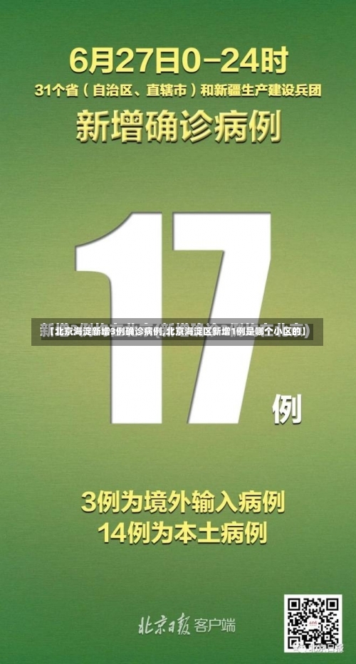 【北京海淀新增3例确诊病例,北京海淀区新增1例是哪个小区的】-第1张图片