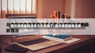 临沂疫情最新消息今天封城了/临沂疫情最新进展-第2张图片