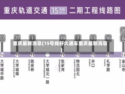重庆最新消息(15号线好久通车重庆最新消息)-第2张图片