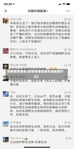 安徽疫情源头(安徽疫情的源头到底是什么)-第2张图片