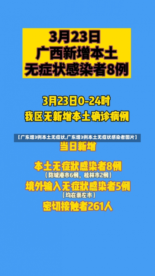 【广东增3例本土无症状,广东增3例本土无症状感染者图片】-第3张图片